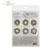 Christmas Wreaths ITD Decoupage  Rice Paper |  6 sheets of rice paper 6" x 6" each 6 different designs in one package RSM100