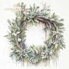 Christmas Wreaths ITD Decoupage  Rice Paper |  6 sheets of rice paper 6" x 6" each 6 different designs in one package RSM100