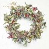 Christmas Wreaths ITD Decoupage  Rice Paper |  6 sheets of rice paper 6" x 6" each 6 different designs in one package RSM100