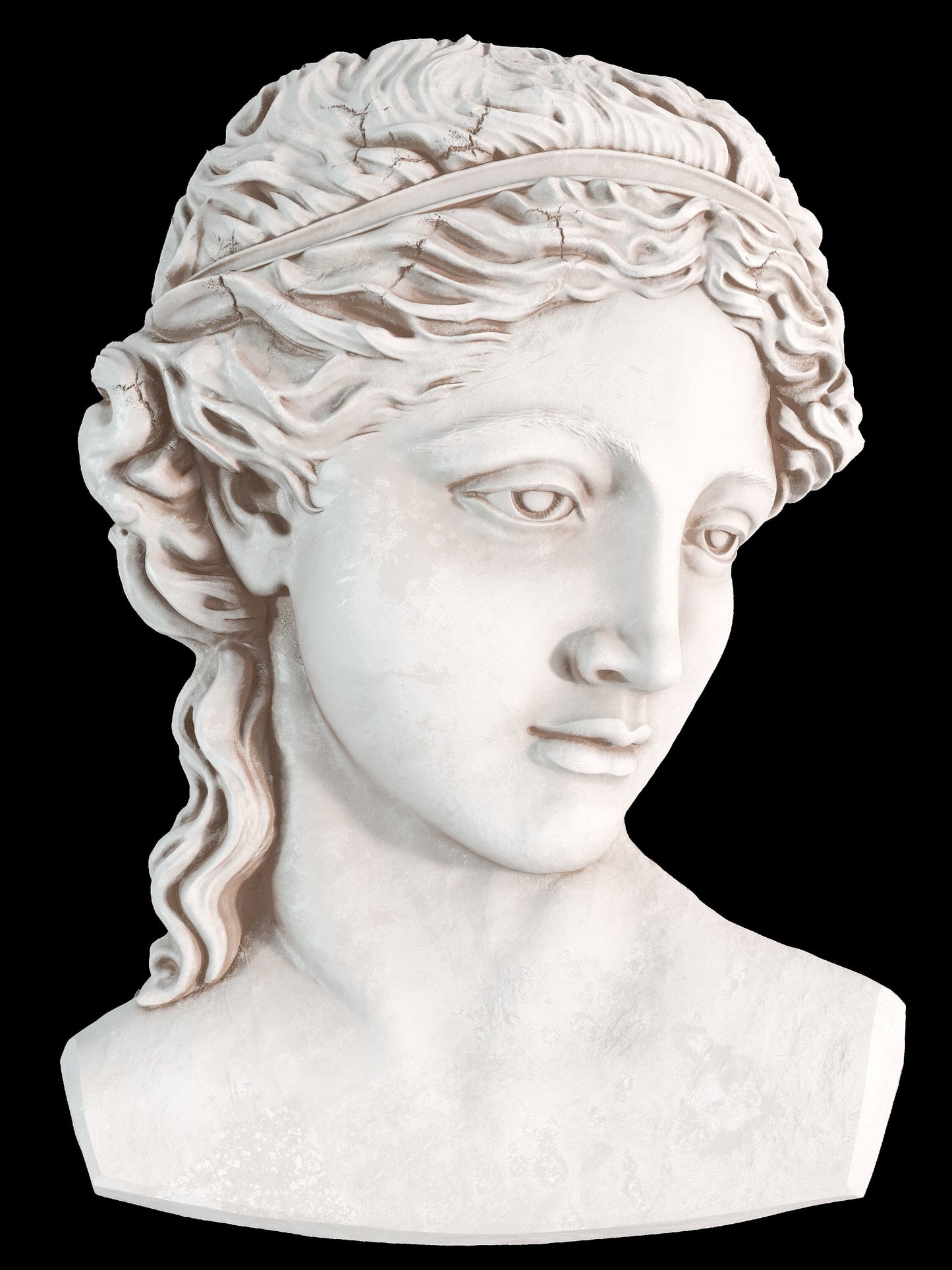 Persephone Mould IOD décor mould 5 x 7 - by Iron Orchid Designs