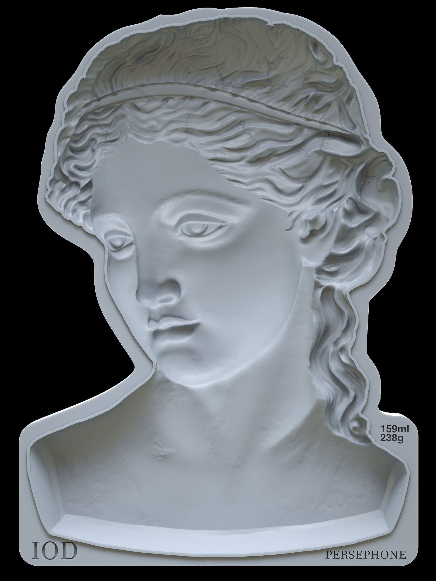 Persephone Mould IOD décor mould 5 x 7 - by Iron Orchid Designs