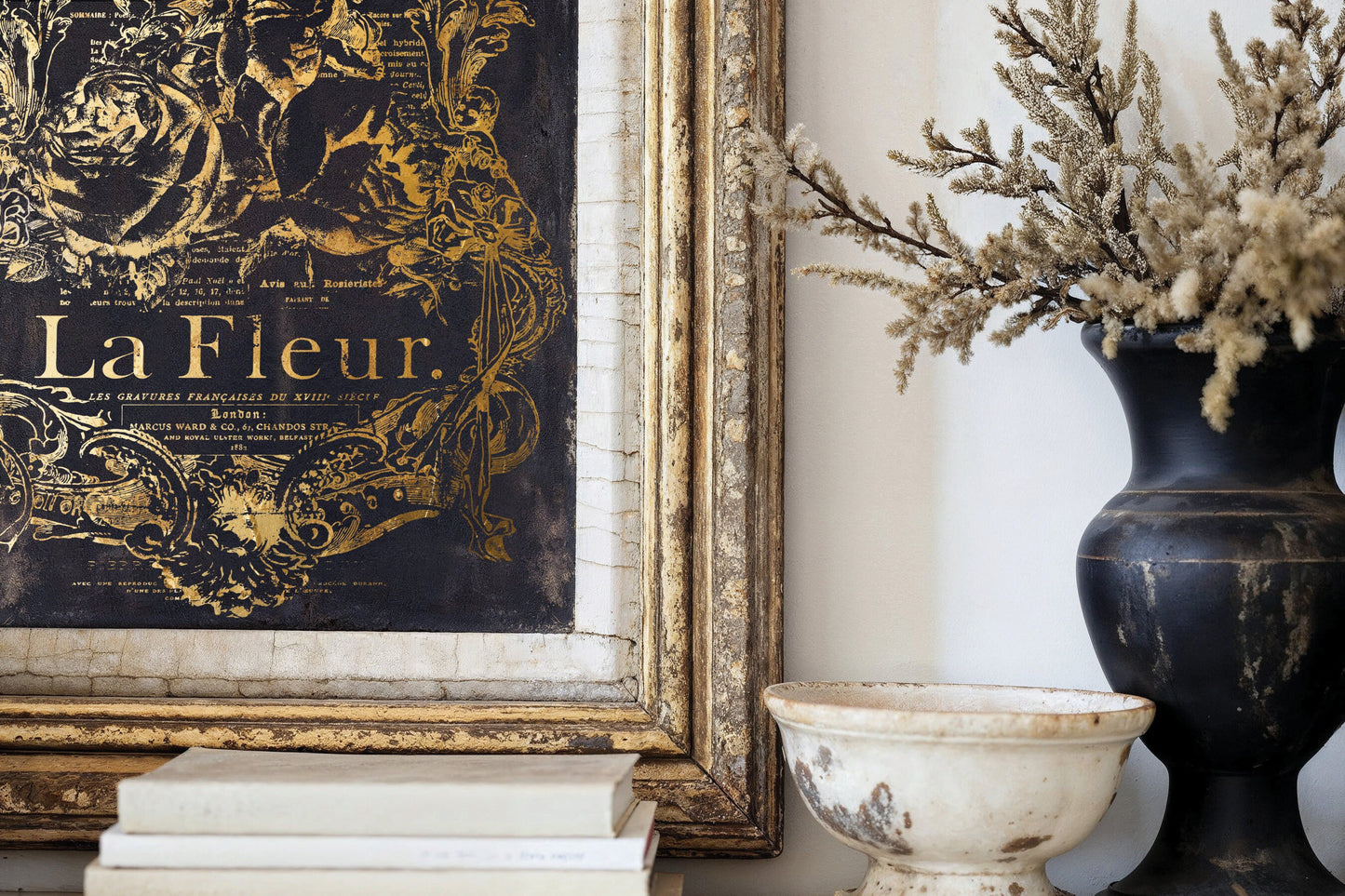 Curated Signage IOD Gold Foil Transfer Pad with (4) 12 X 16 Sheets by Iron Orchid Designs Rub-On Furniture Transfer Decal
