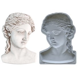 Persephone Mould IOD décor mould 5 x 7 - by Iron Orchid Designs