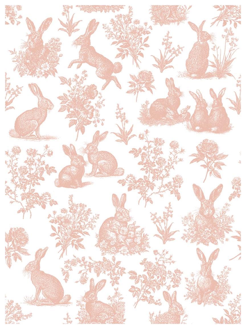 Spring Melody IOD Paint Inlay by Iron Orchid Design (8) 12 X 16 Sheets - Limited Release