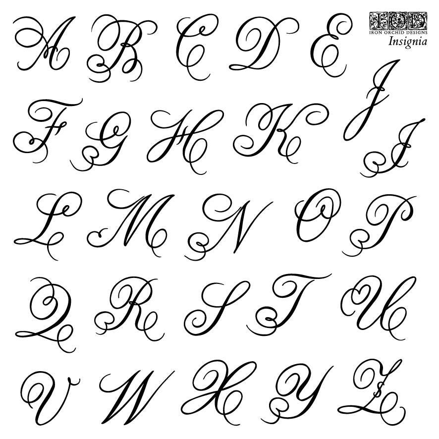 Insignia 6 x 6  IOD stamp 4 sheets - by Iron Orchid Designs