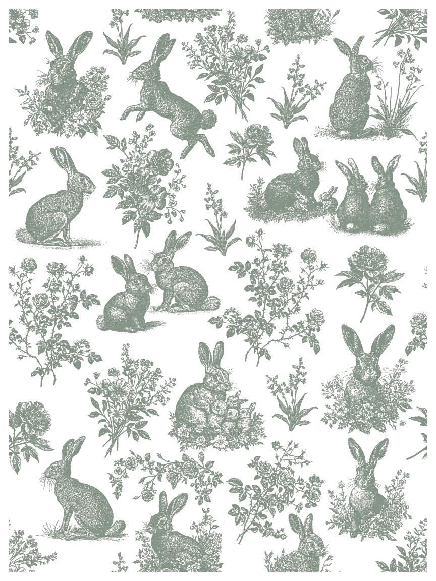 Spring Melody IOD Paint Inlay by Iron Orchid Design (8) 12 X 16 Sheets - Limited Release