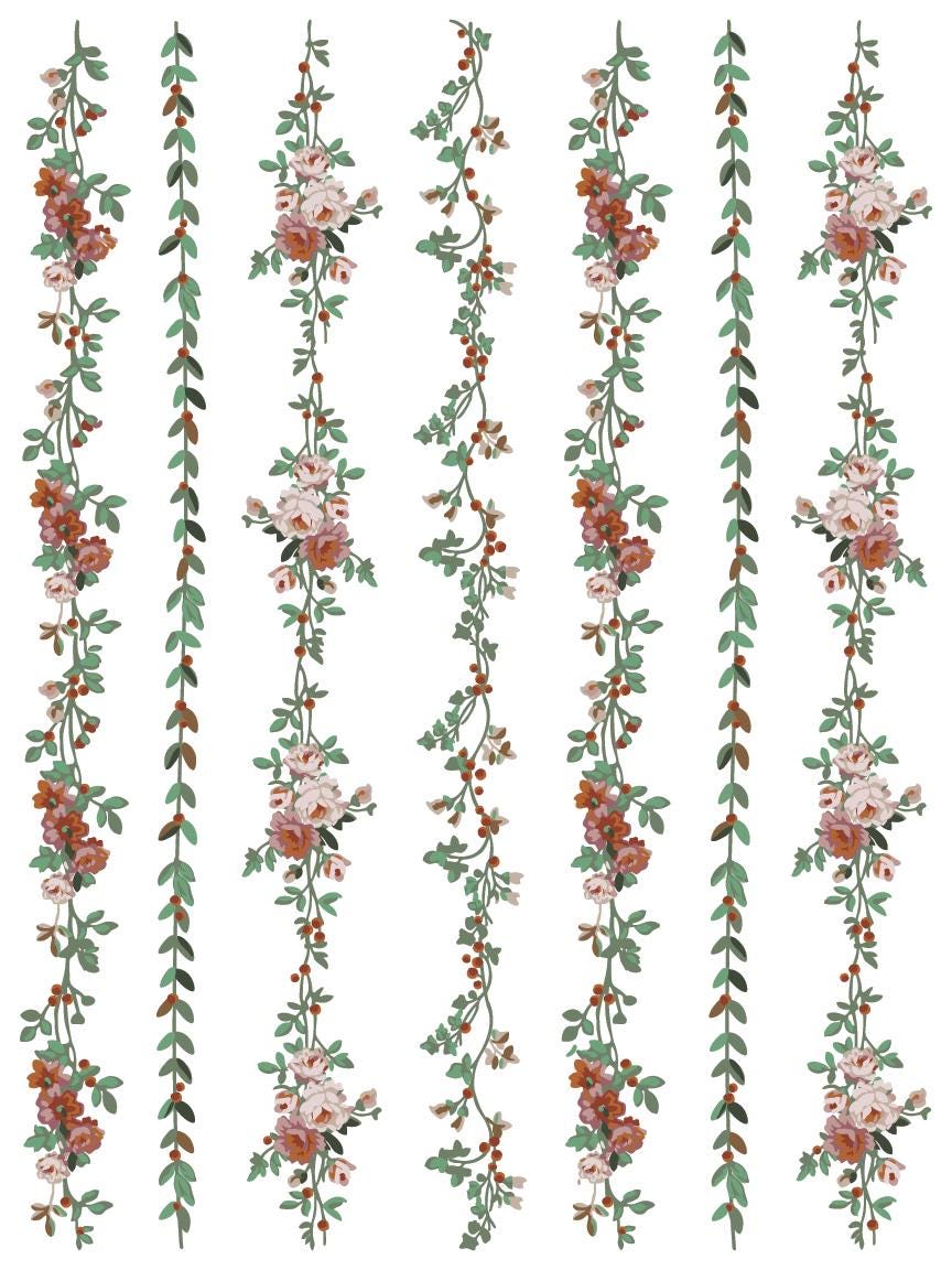 La Folie IOD Paint Inlay by Iron Orchid Design (8) 12 X 16 Sheets - 2025 Limited Holiday Release