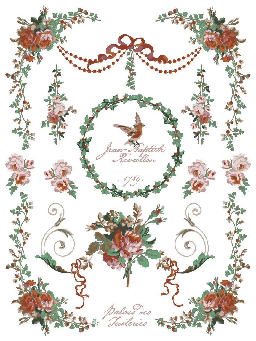 La Folie IOD Paint Inlay by Iron Orchid Design (8) 12 X 16 Sheets - 2025 Limited Holiday Release