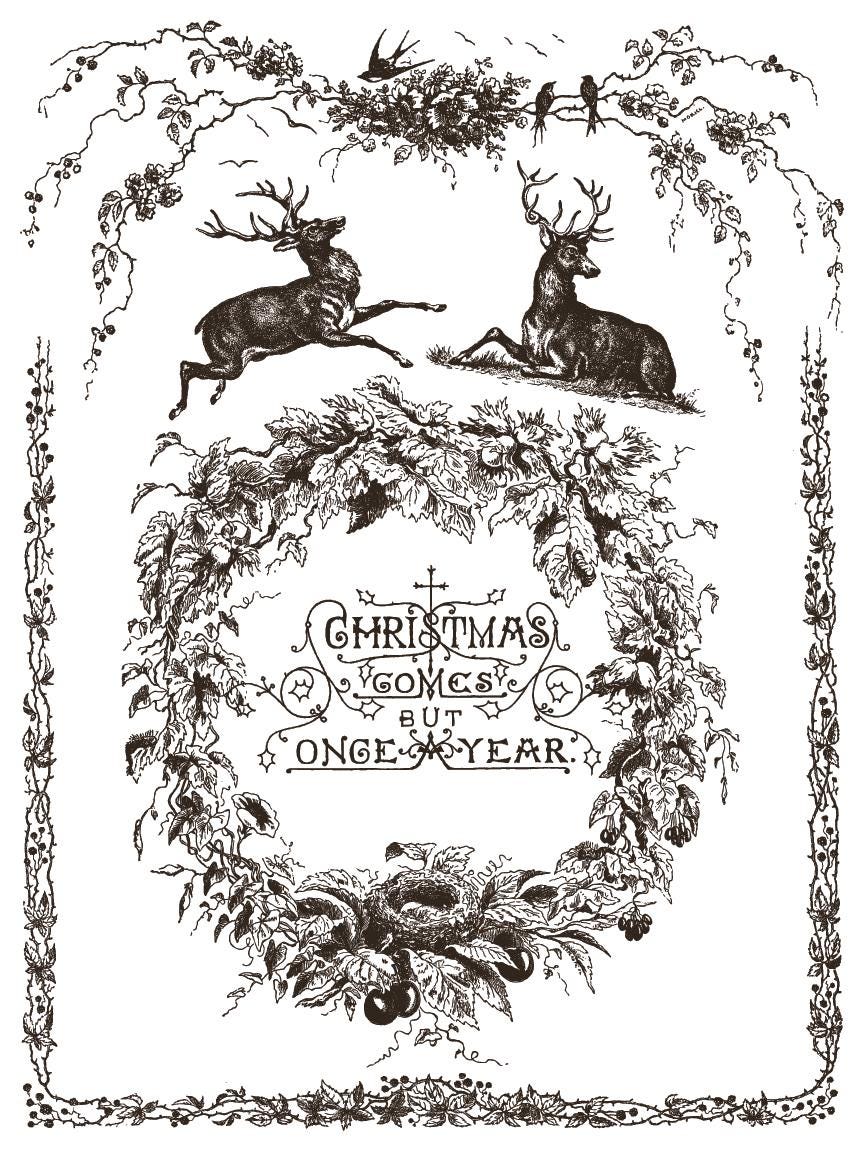 Twelfth Night IOD Paint Inlay by Iron Orchid Design (8) 12 X 16 Sheets - 2025 Limited Holiday Release