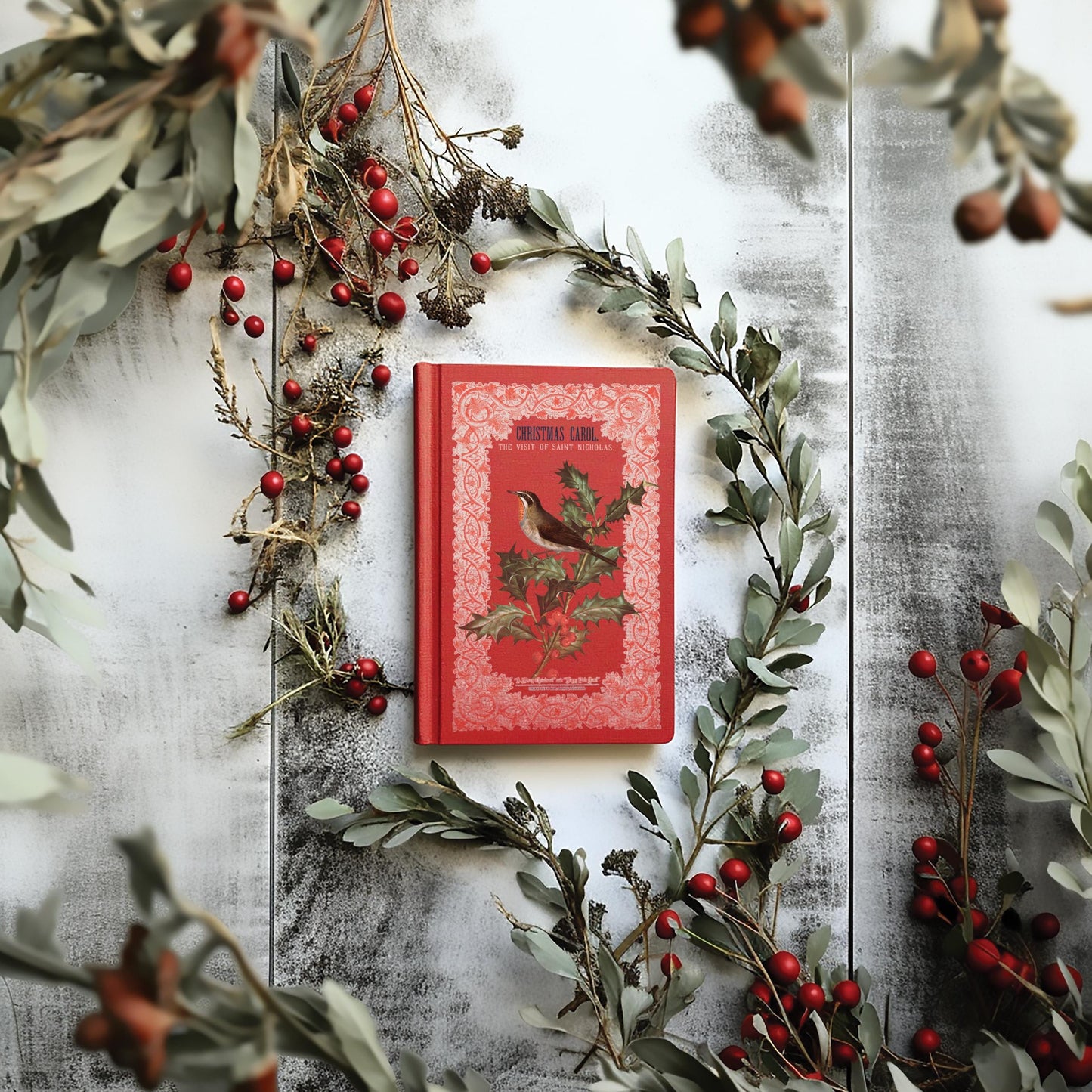 Winter Botanist IOD Transfer Pad with (8) 8 x 12 Sheets by Iron Orchid Designs Rub-On Furniture Transfer Decal 2025 Limited Holiday Release