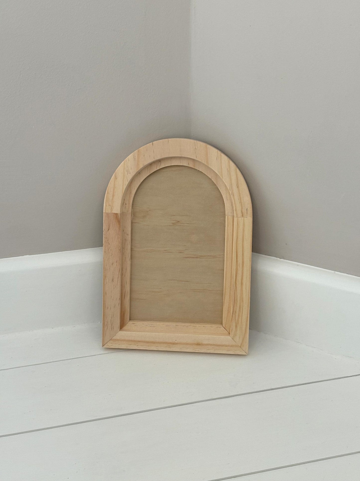 Small Arched Wood Blank 7" X 10" by IOD - Iron Orchid Designs - New Release