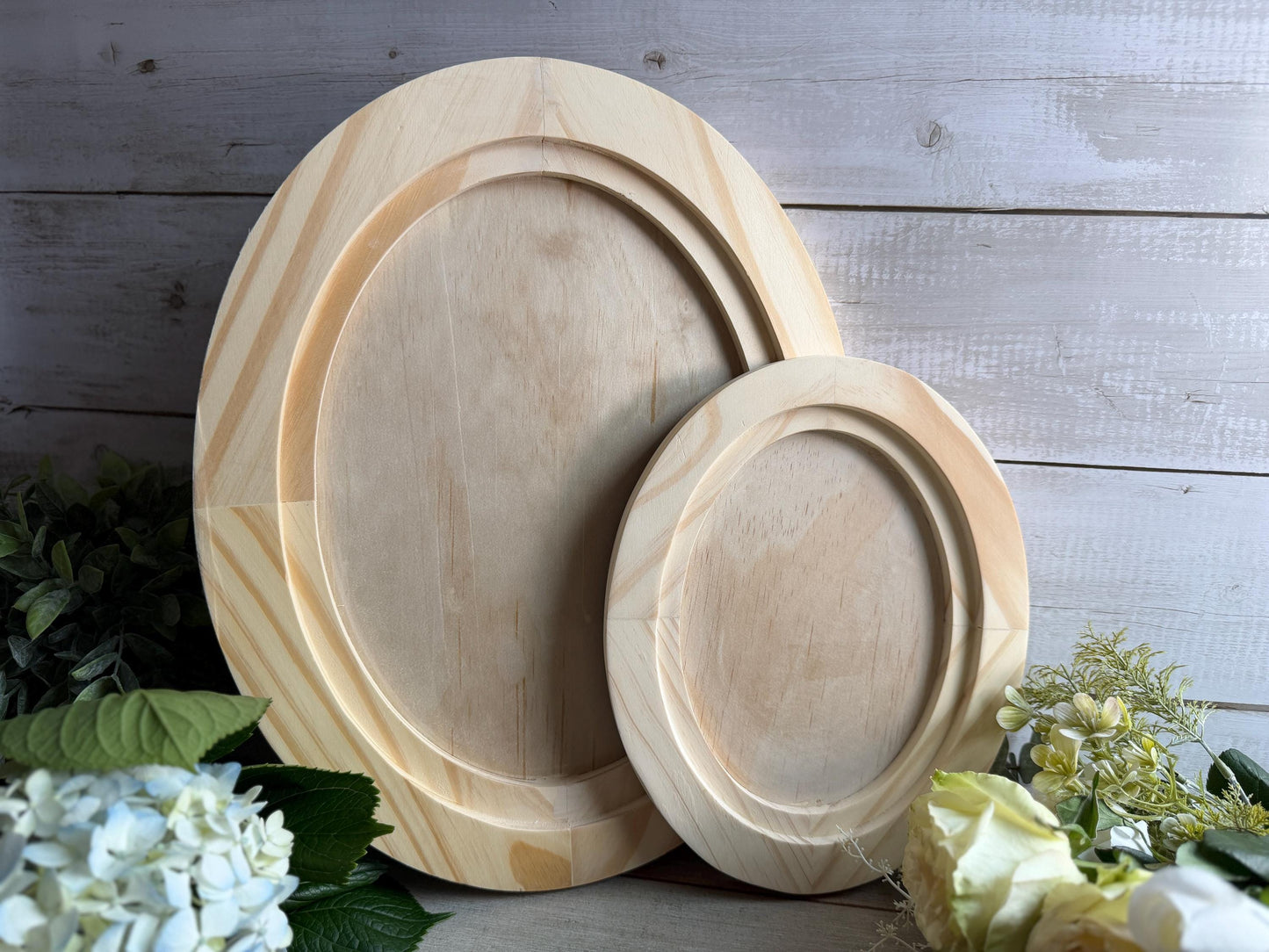 Wood Gallery Blank large Oval 12.7" X 15.7" by IOD - Iron Orchid Designs - New Release