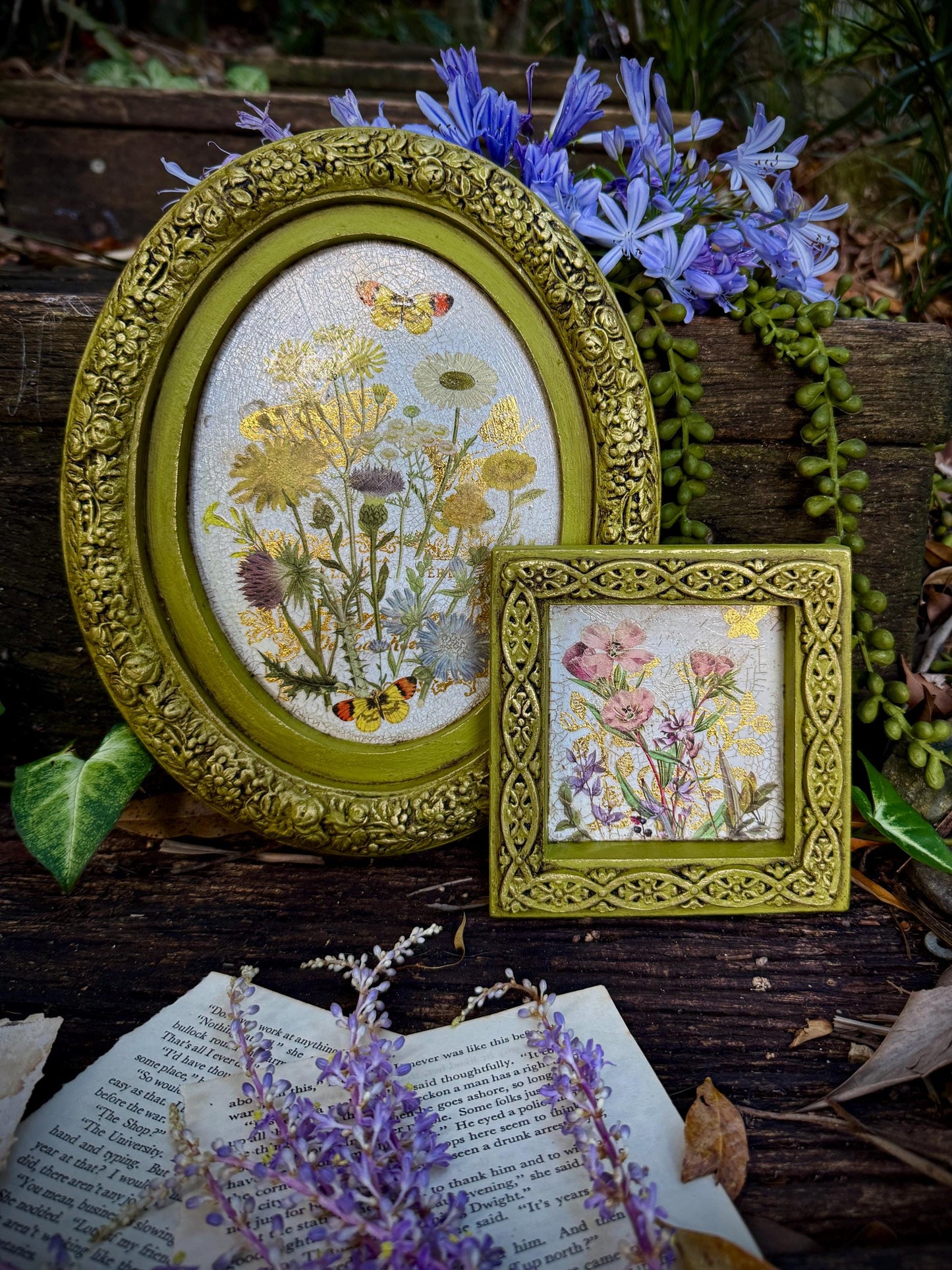 Flora Greca IOD Transfer Pad with (8) 8 x 12 Sheets by Iron Orchid Designs Rub-On Furniture Transfer Decal - New Release