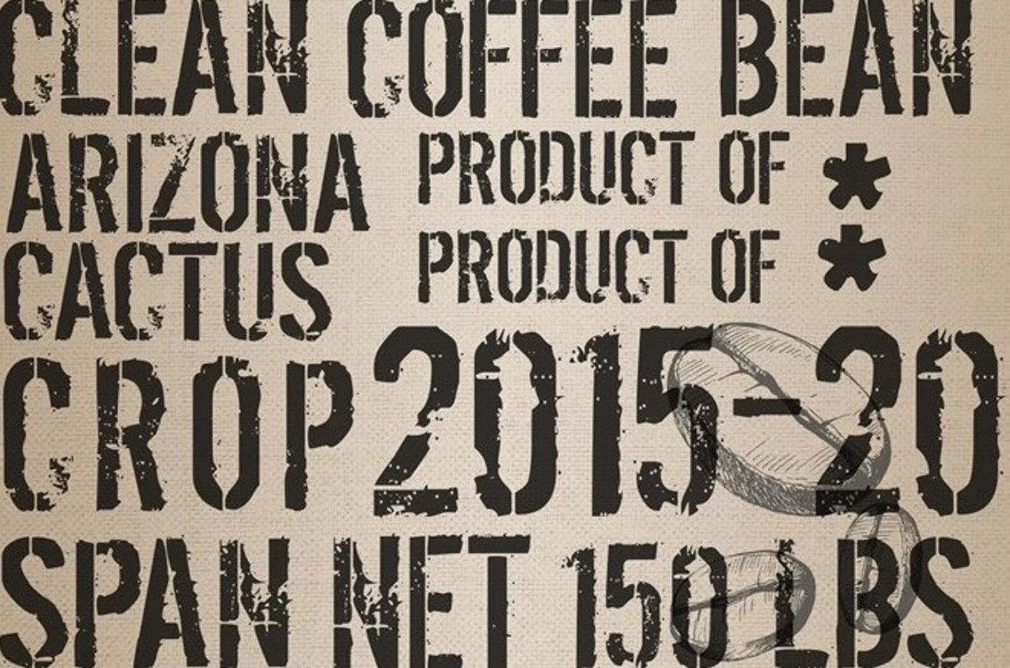 Roycycled Decoupage Paper | Coffee Sack 20" x 30"