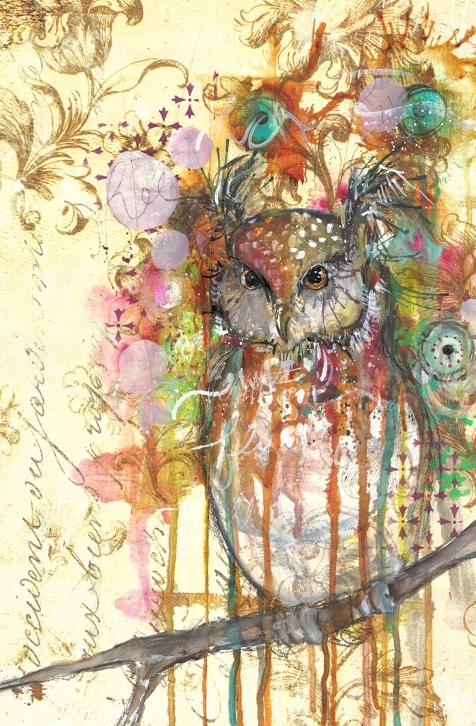 Roycycled Decoupage Paper | The Owl 20" x 30"
