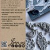 Dainty Flourishes IOD décor mould 6 x 10 - by Iron Orchid Designs