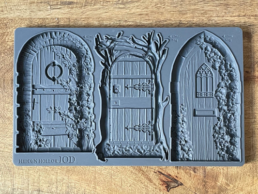Hidden Hollow IOD décor mould 6 x 10 - by Iron Orchid Designs