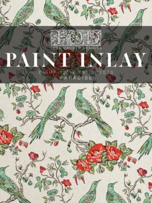Paradise IOD Paint Inlay by Iron Orchid Design