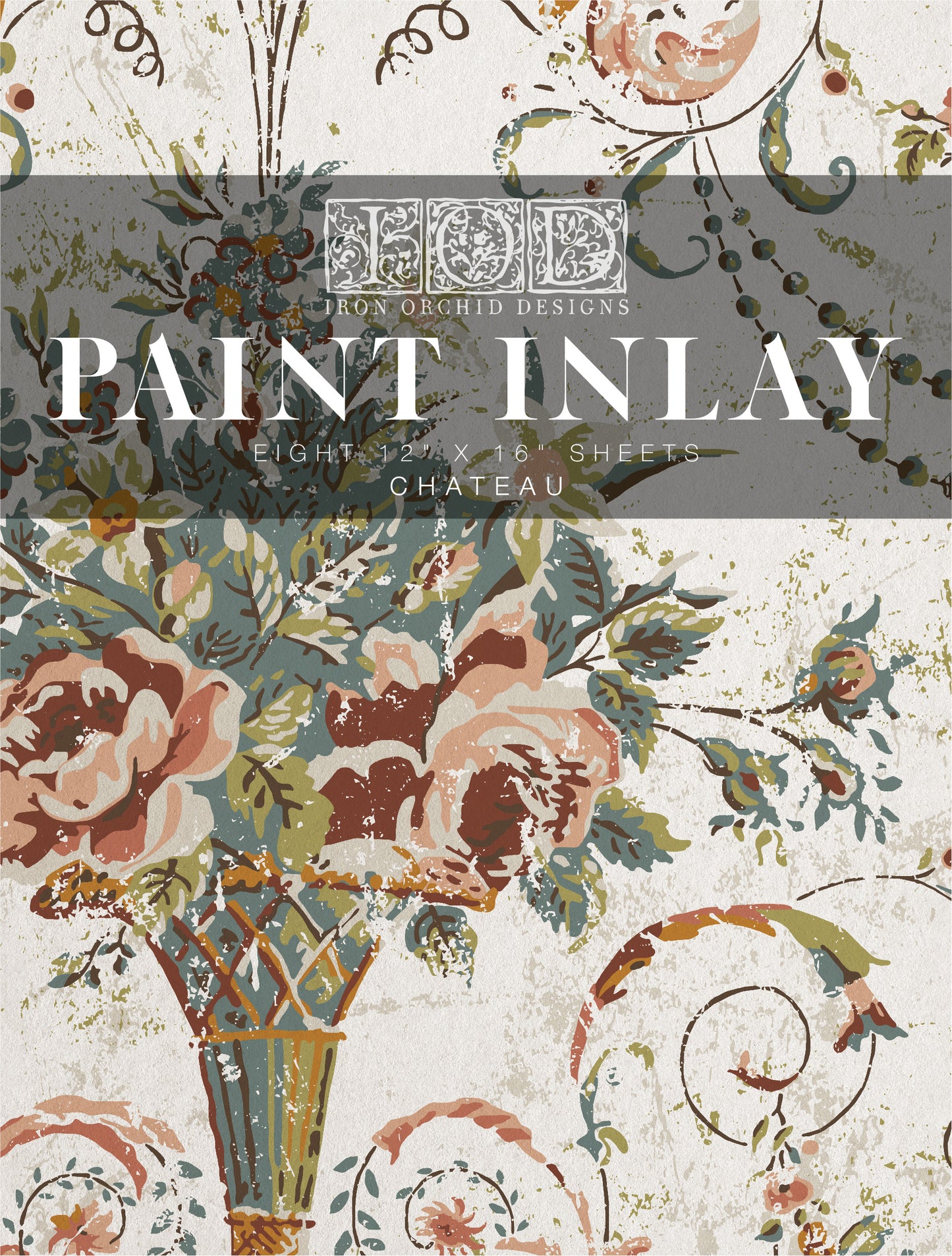 Chateau IOD Paint Inlay by Iron Orchid Design