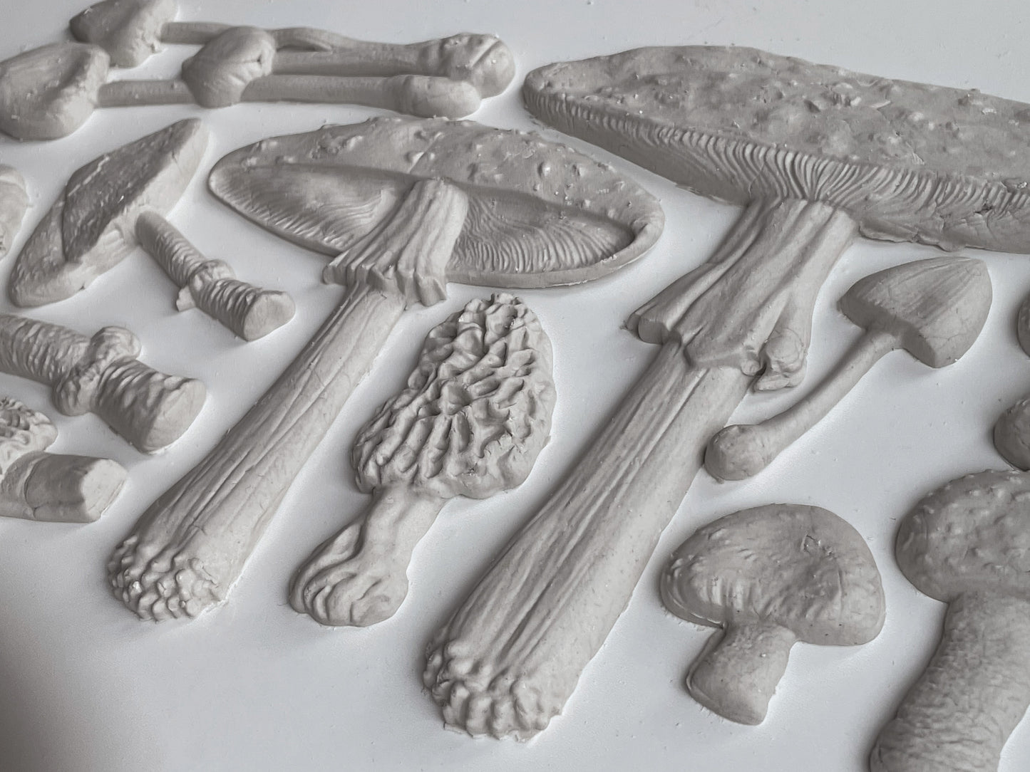 Toadstool IOD décor mould 6 x 10 - by Iron Orchid Designs - New Release