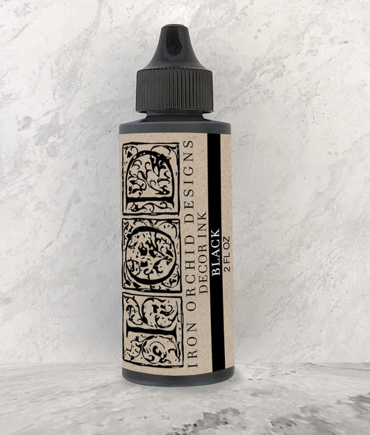 IOD Decor Ink Black by Iron Orchid Designs